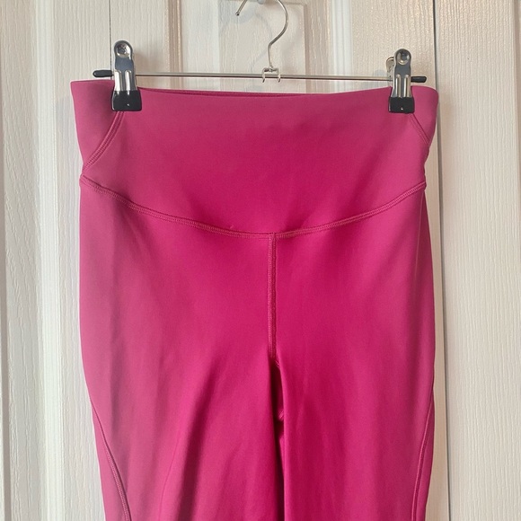 Lululemon base pace high rise fleece tight leggings 28” pink size 6 - Picture 3 of 8